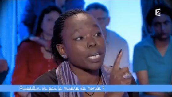 Fatou Diome en avril 2015 à "Ce soir ou jamais" - Capture d'écran