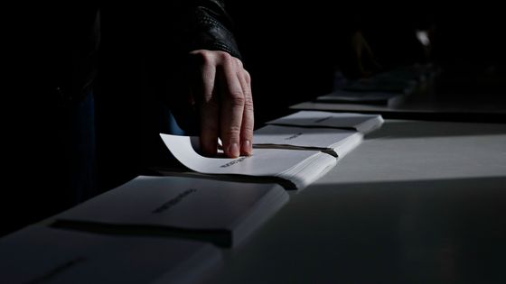 Un électeur au premier tour de l'élection présidentielle française de 2017 ©AFP - Alexandros Michailidis / SOOC