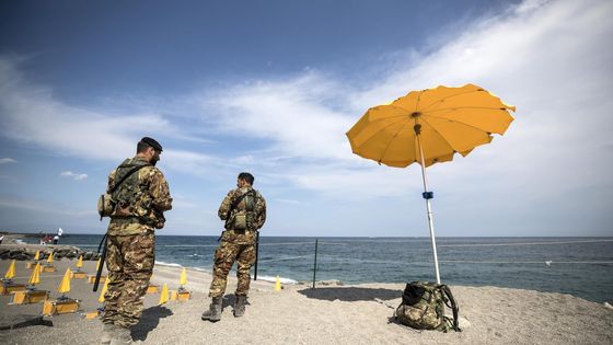 Le sommet du G7 à Taormina en Sicile sous haute sécurité ©Maxppp - ANGELO CARCONI/EPA/MaxPPP