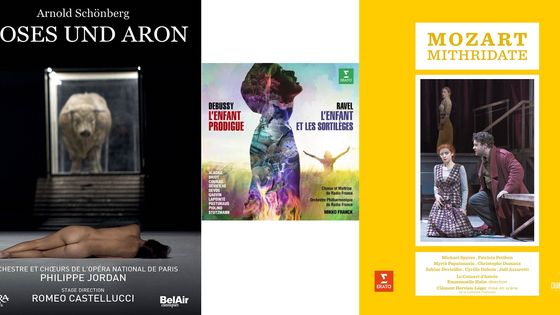 Dvd Moses und Aron, CD Debussy/Ravel par Mikko Franck, Dvd Mitridate