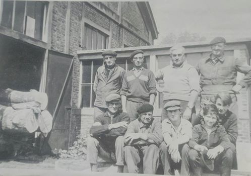 Scierie de Beaumont le Roger en 1959