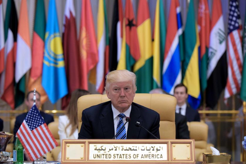 Donald Trump à Riyad le 21 mai 2017