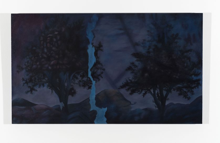 "Les Augures 7", huile sur bois, production Labanque