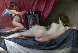 Vénus à son miroir de Diego Vélasquez