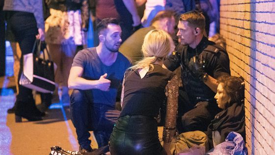 L'explosion s'est produite à la fin d'un concert d'Ariana Grande, au Manchester Arena ©Maxppp - Joel Goodman/LNP