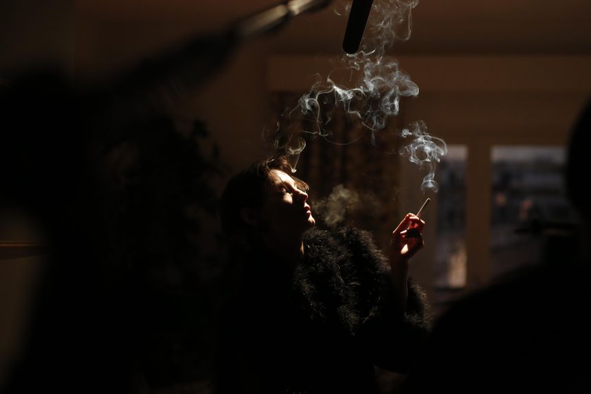 Jeanne Balibar dans le film Barbara de Mathieu Amalric