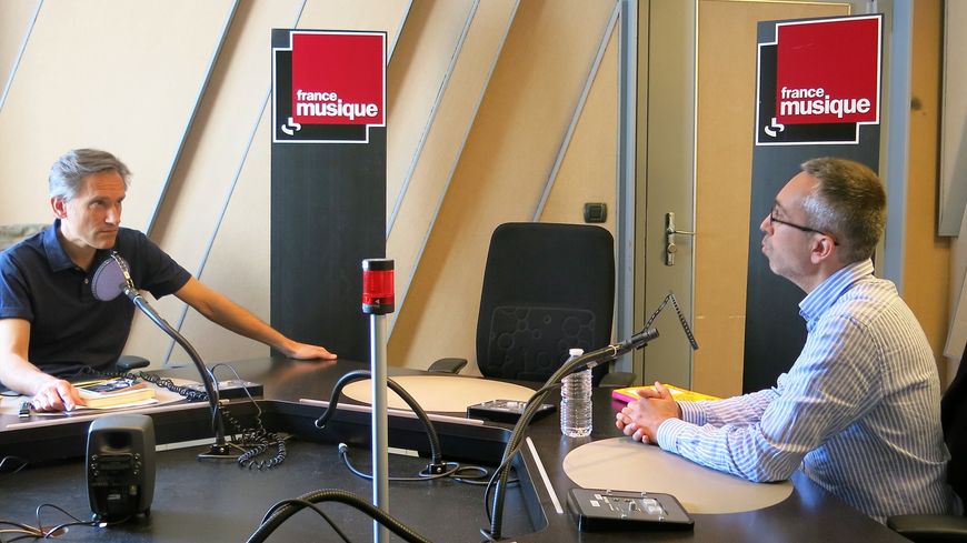 France Musique, studio 152... Philippe Venturini & Stéphane Leteuré (de g. à d.)