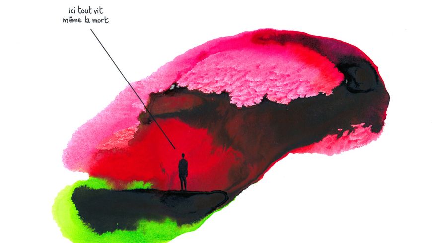Sans titre, encre acrylique sur papier, 21 x 29,7 cm, 2015