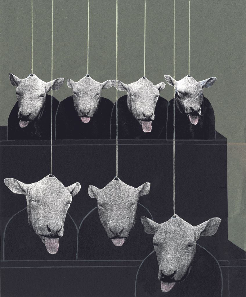 Tomi-Ungerer, sans titre, 2008-2009, collage