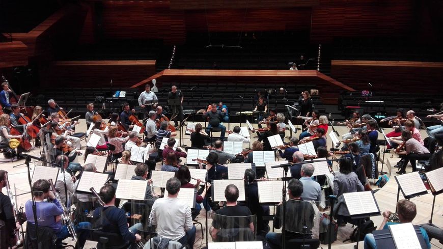 Répétition de L'Affaire Makropoulos avec l'Orchestre Philharmonique de Radio France et les chanteurs