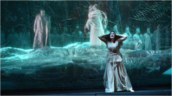 Dix ans après ses débuts dans le rôle, Nora Gubisch incarne Amneris dans une nouvelle production d'Aida mise en scène par Stathis Livathinos... - Forster / De Munt La Monnaie