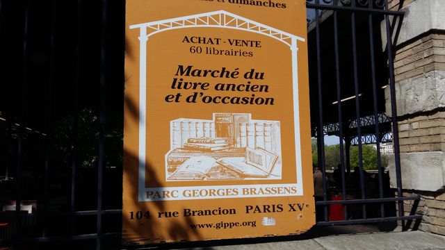 au marché du livre ancien et d'occasion