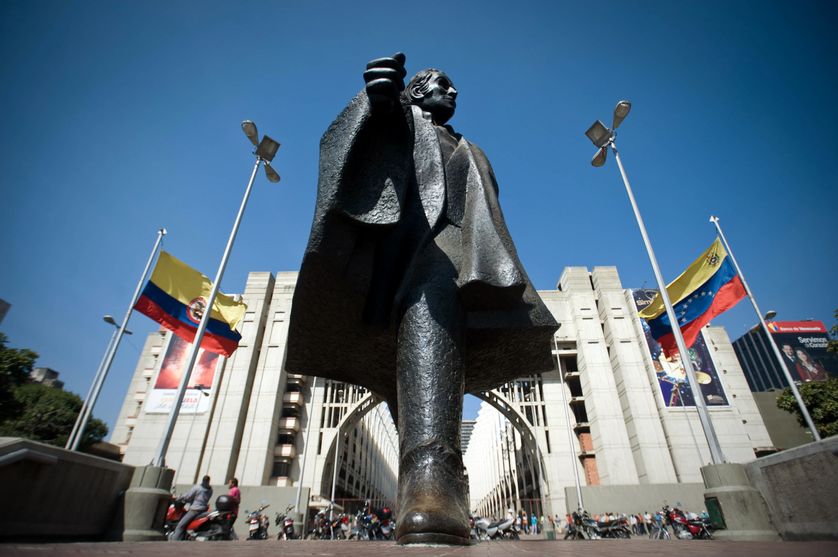 Statue de Simon Bolivar à Caracas