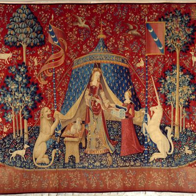 Tenture de la Dame a la Licorne (Dame à la Licorne) , Musée de Cluny