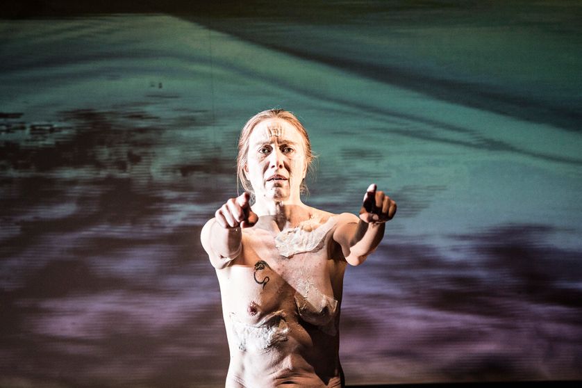 Valérie Dréville dans "Médée-Matériau"Vassiliev