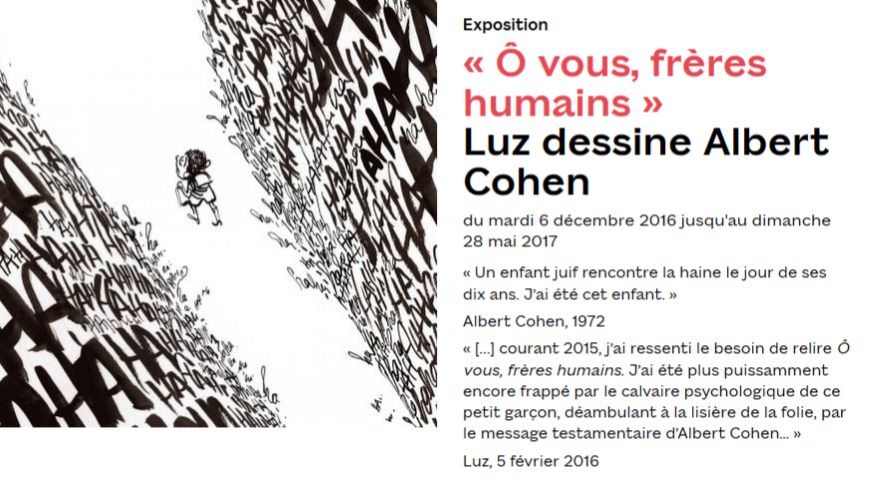 Exposition au MAHJ