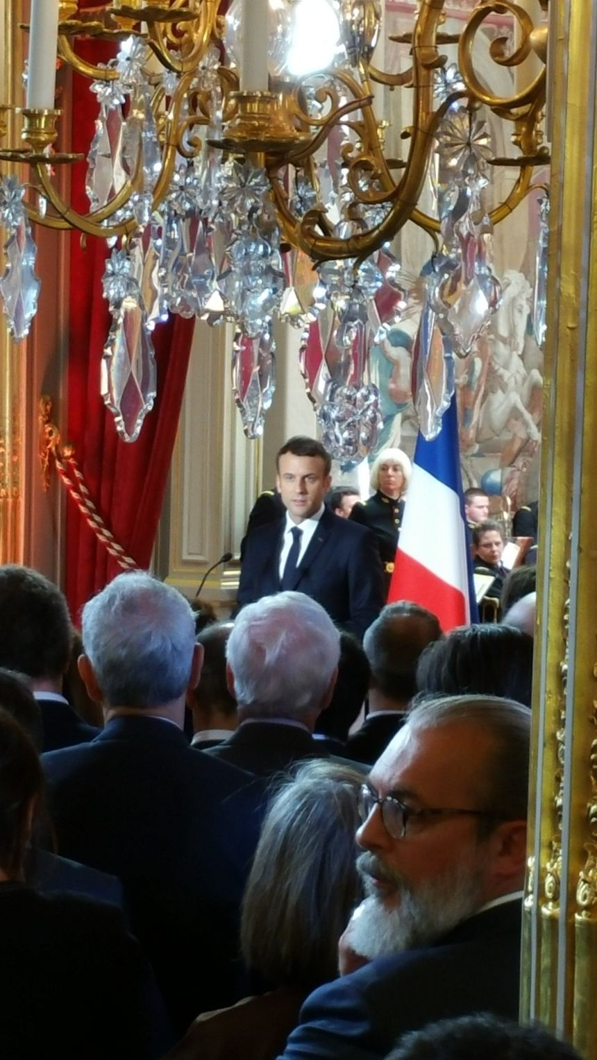 Premier discours à l'Elysée du nouveau président