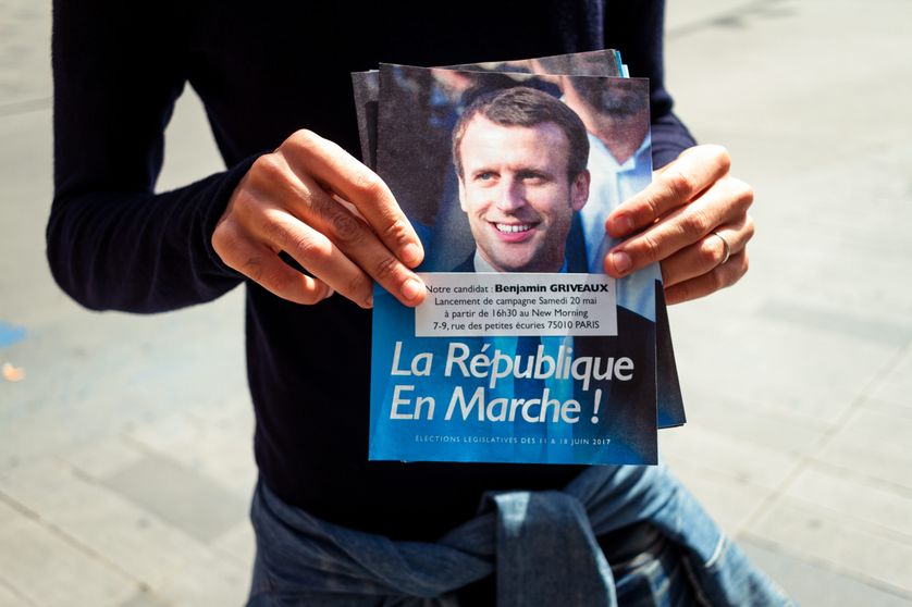 Tract "La République en marche" pour les élections législatives 2017