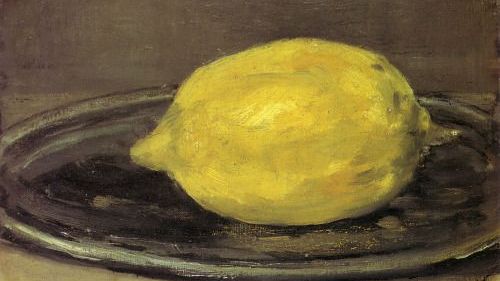 Le Citron, Edouard Manet, Musée d'Orsay, vers 1880