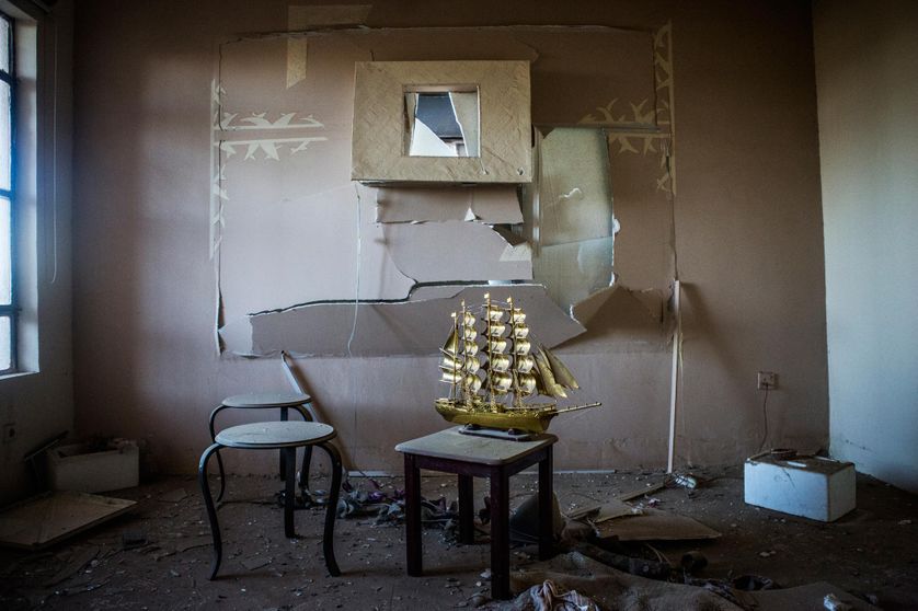 Les traces de la furie de Daech à Qaraqosh en Irak / http://www.courrierinternational.com/diaporama/photographie-les-traces-de-la-furie-de-daech