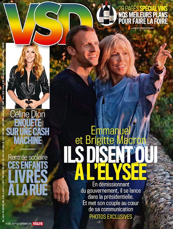 La une de VSD du 1er au 7 septembre 2016
