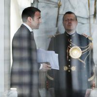 Emmanuel Macron à l'Elysée le 15 mai 2017