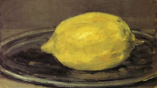 "Le Citron", par Edouard Manet, circa 1880 - Edouard Manet au Musée d'Orsay via Wikicommons