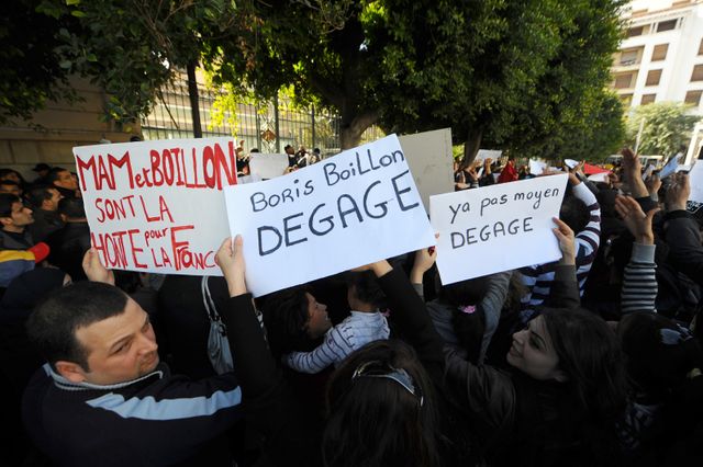 Manifestation à Tunis pour réclamer le départ de Boris Boillon