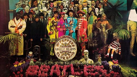 Pochette de l'album Sgt. Pepper's lonely hearts club band, 1967