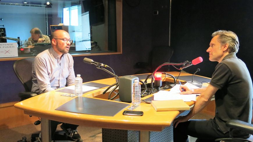 France Musique, studio 142, pendant l'émission ! ... Benoît Dratwicki & Philippe Venturini (de g. à d.)