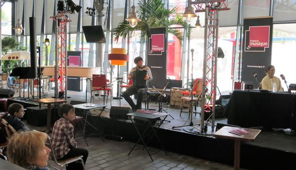France Musique à Musicora, 29 avril 2017... En live ! Jiacheng Xue de L’école d’accordéons CNIMA interprète Coco Mazur