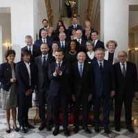 Le gouvernement d'Edouard Philippe autour d'Emmanuel Macron, le 18/05/2017