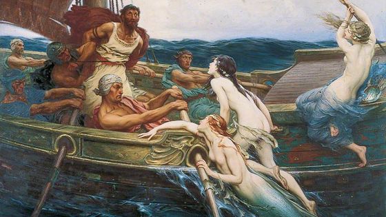 Ulysses and the Sirens - Herbert James Draper (1864–1920)