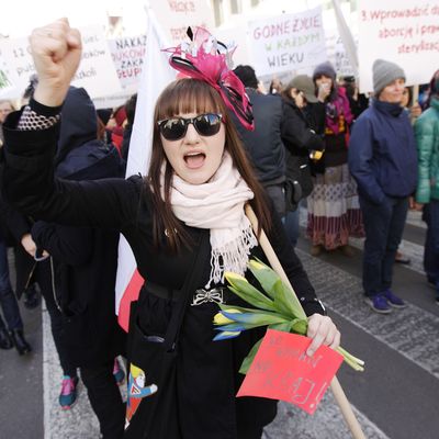 Des féministes en Pologne, Gdansk, 8 mai 2014
