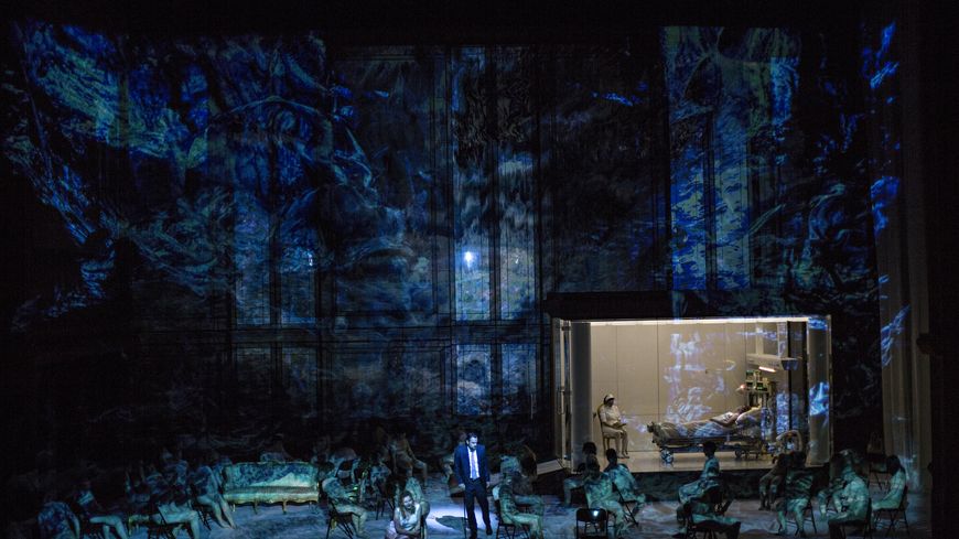 photo de l'opéra "Alceste" à l'Opéra de Lyon