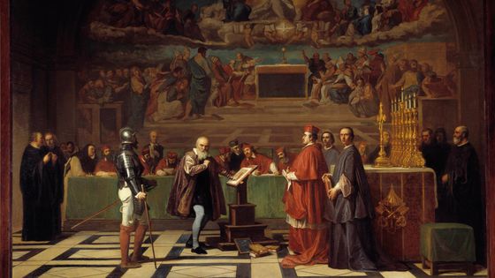 Galilée devant le Saint Office au Vatican. Peinture de Joseph Nicolas Robert-Fleury, 1847, Paris, Musée du Louvre ©AFP - PHOTO JOSSE / LEEMAGE