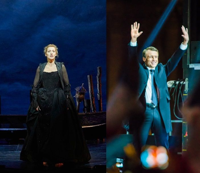 Elsa Lepoivre // Emmanuel Macron le 7 mai