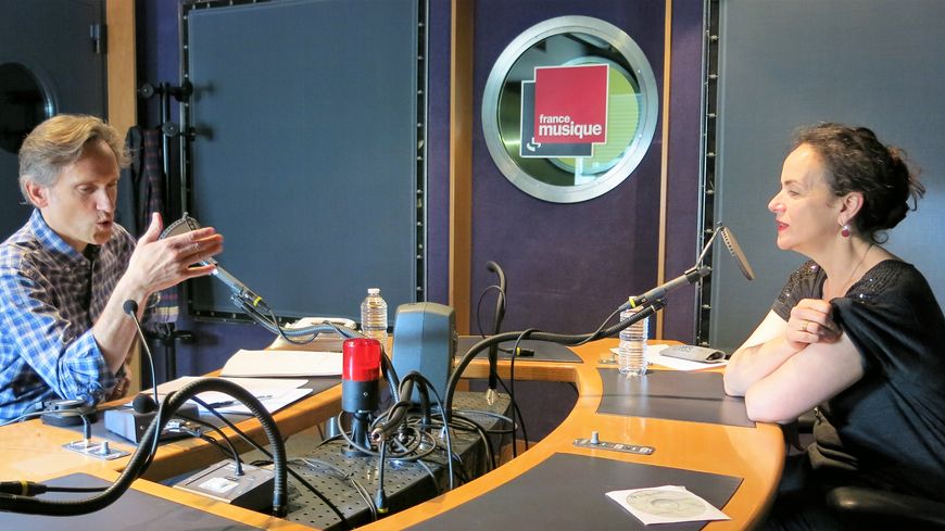 France Musique, studio 142... Philippe Venturini & Agnès Desarthe auteure de “Le Roi René : René Urtreger”