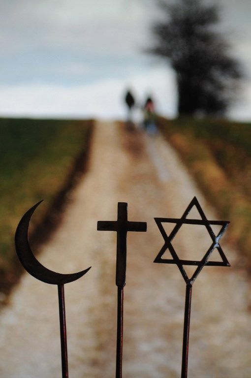 Les symboles des religions monothéistes