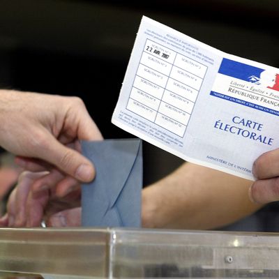 Electeur en 2007.