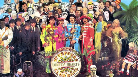La pochette de l'album Sergent Pepper's des Beatles