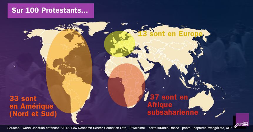 Répartition des Protestants