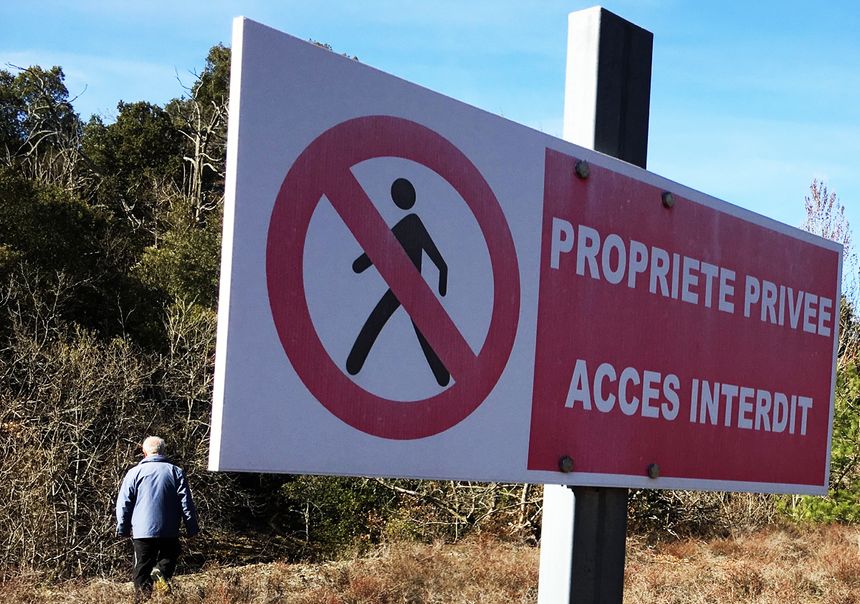 Zone polluée interdite à Saint-Félix-de-Pallières
