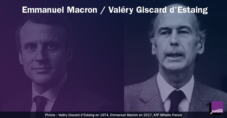 Emmanuel Macron et Valéry Giscard d'Estaing