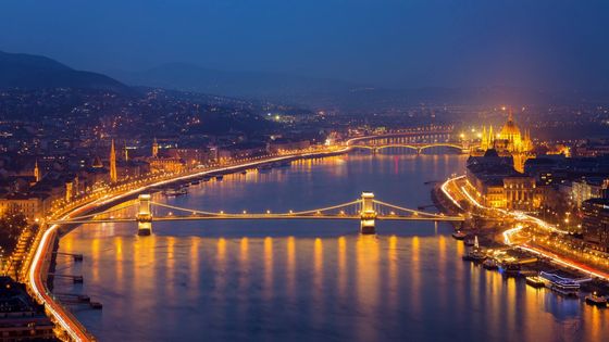 Pont des chaînes, Budapest (Hongrie)