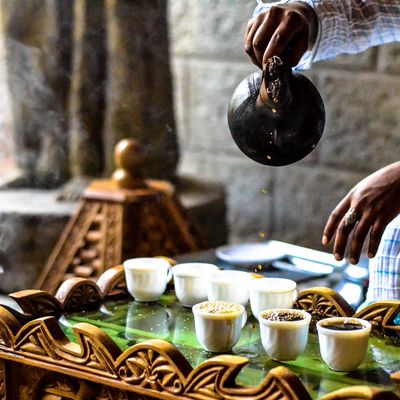 Cérémonie du café, Ethiopie, 6 mai 2014