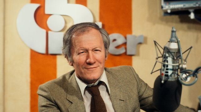Jacques Chancel, producteur de l'émission "Radioscopies"