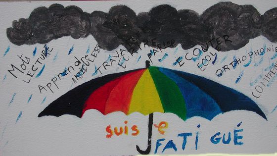 Illustration tirée du recueil « Oreilles pour le monde, itinéraires d'enfants sourds »