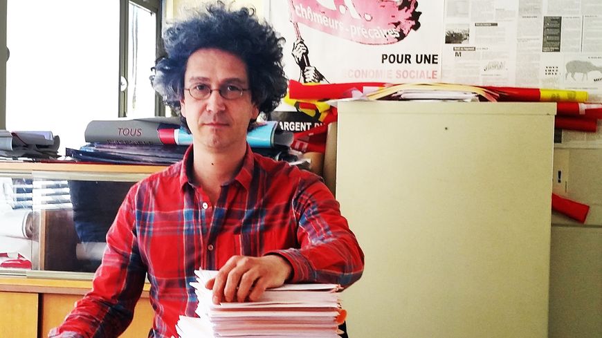 Vladimir Bizet-Sefani, agent de Pôle Emploi et syndicaliste à la CGT