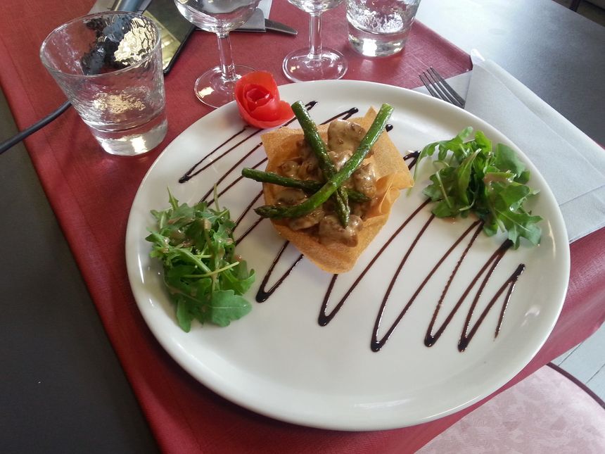 croustillant de ris de veau à déguster au Rialto